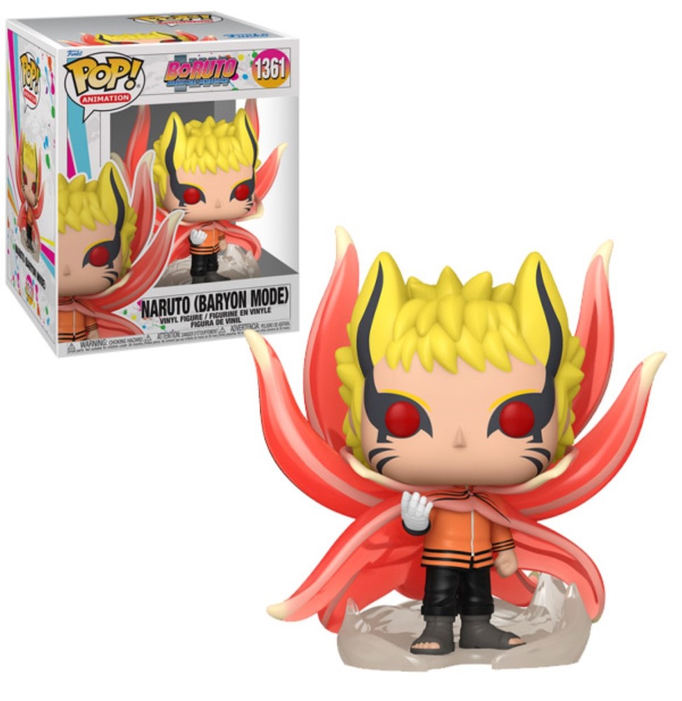 Figurine Naruto - Naruto Baryon Mode Pop 15cm - Funko