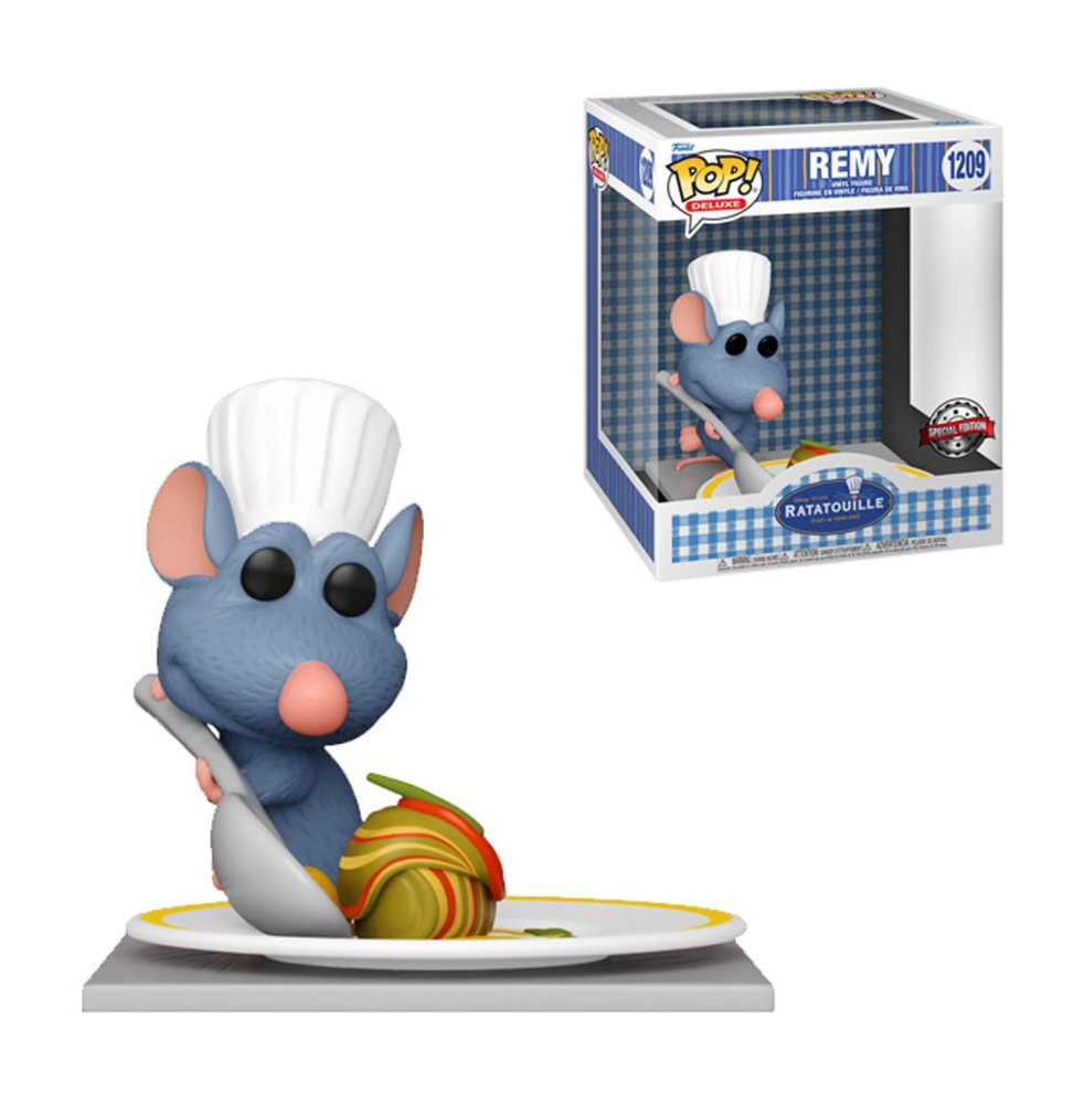 Figurine Disney - Remy W/Ratatouille Exclu Pop Deluxe 10cm