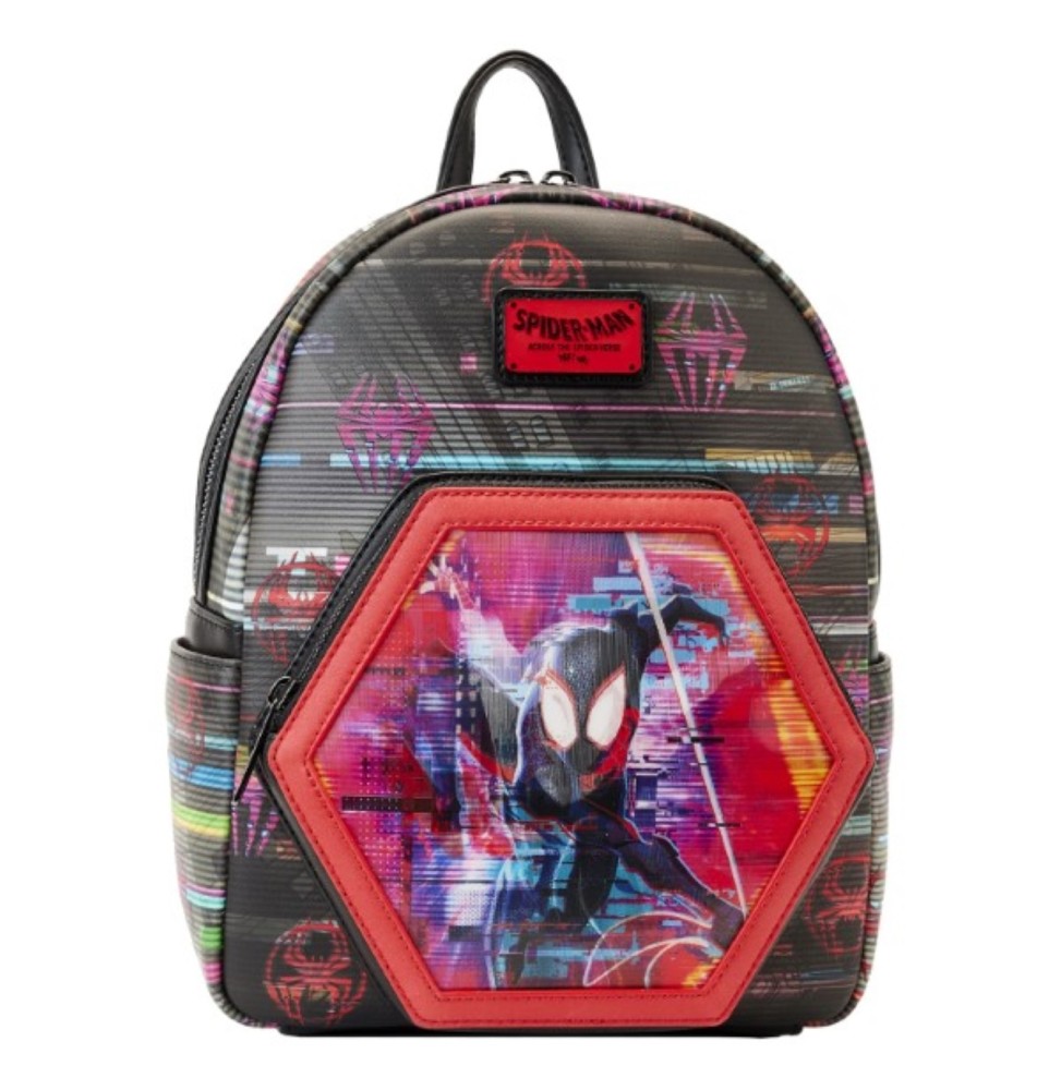 Mini Sac A Dos Marvel - Across The Spiderverse Lenticular