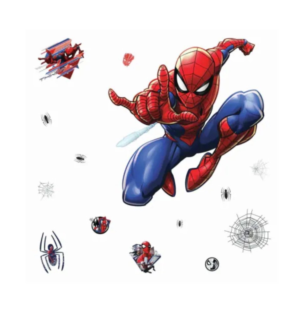 Stickers Muraux Marvel - Geant Spider-Man 69X84cm