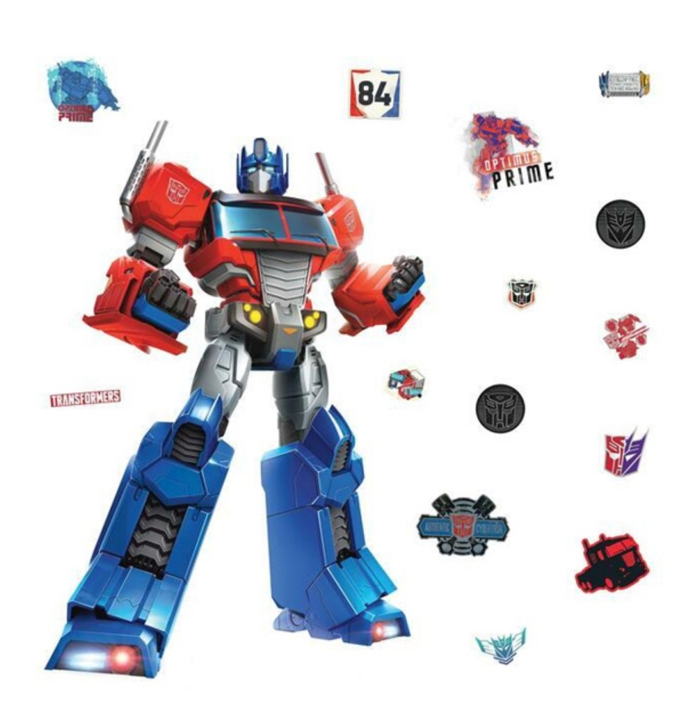 Stickers Muraux Transformers - Geant Classic Optimus 63X91cm