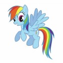 Stickers Muraux My Little Pony - Geant Rainbow Dash 63X76cm
