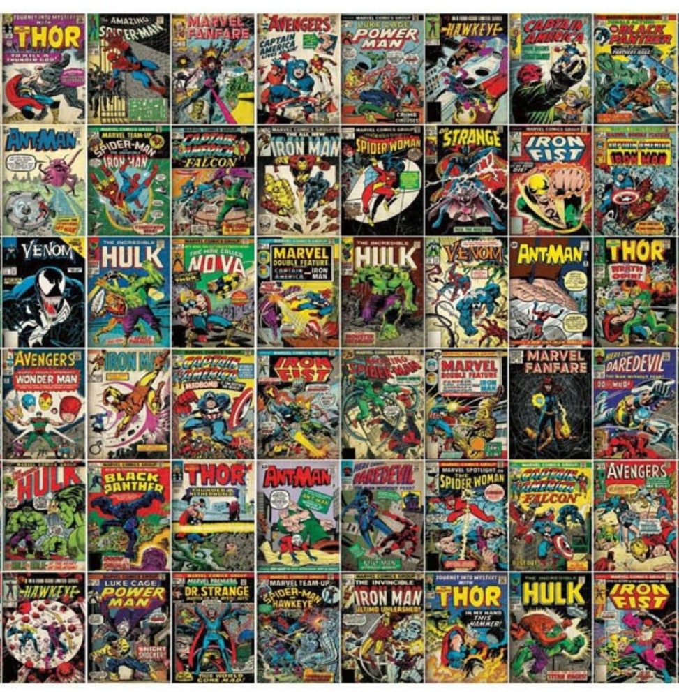 Fresque Murale Marvel - Geante Adhesive Comic Cover 320X183Cm