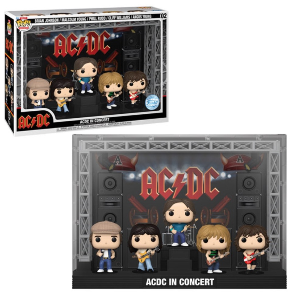 Figurine Rocks - Ac/Dc Thunderstruck Stage Exclu Pop Moments Deluxe 10cm