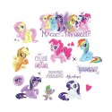 Stickers Muraux My Little Pony - Moyens The Movie 63X56cm
