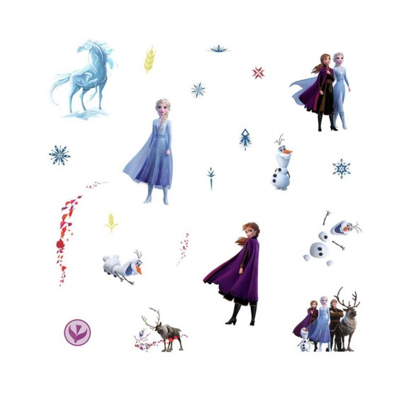 Stickers Muraux Disney - Moyens Frozen II 18x32cm