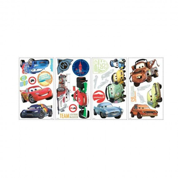 Stickers Muraux Disney - Moyens Cars 2 30X13cm