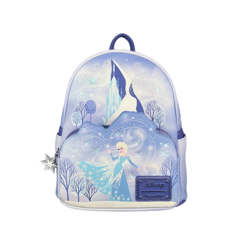 Mini Sac A Dos Disney - Frozen Elsa Castle And Olaf Exclu