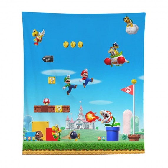 Poster Nintendo Geant - Tissu Super Mario 152X132cm