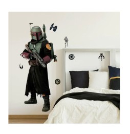 Stickers Muraux Star Wars Geant - Boba Fett 111X58cm