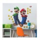 Stickers Muraux Nintendo Geant - Super Mario Luigi & Mario 83X65Cm