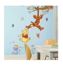 Stickers Muraux Disney Geant - Winnie The Pooh Swinging For Honey 104X46cm