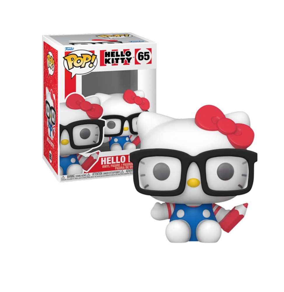 Figurine Hello Kitty - Hello Kitty Nerd Pop 10cm