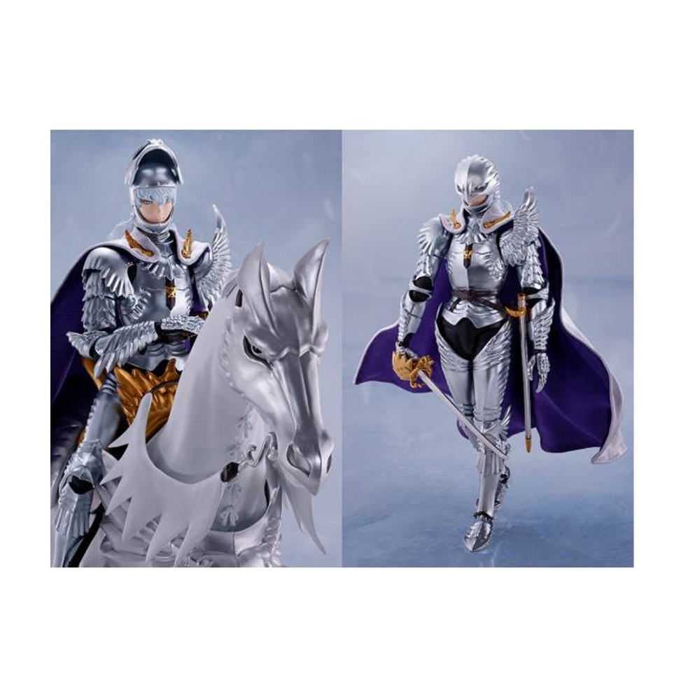 Figurine Berserk - Griffith Hawk Of Light & Horse SH Figuarts 15cm