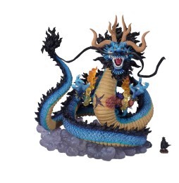 Figurine One Piece - Kaido King Of The Beasts Dragon Form Super Fierce Battle Figuarts Zero 30cm