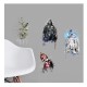 Stickers Muraux Star Wars - Moyens Iconic Watercolor 20X30Cm