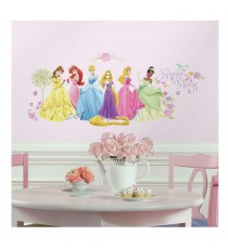 Stickers Muraux Disney - Moyens Princess 20X30cm