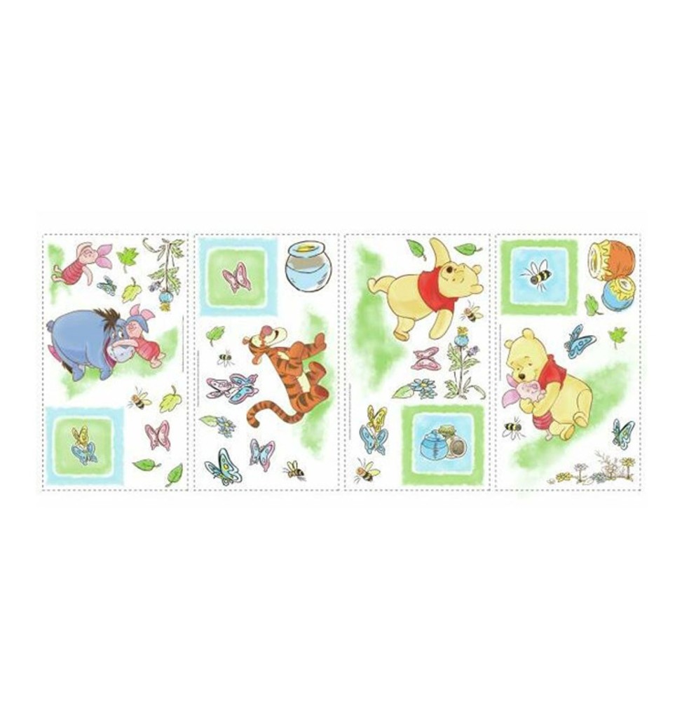 Stickers Muraux Disney - Moyens Winnie The Pooh 20X28cm