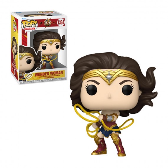 Figurine DC Comics - The Flash Wonder Woman Pop 10cm