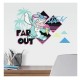 Stickers Muraux Disney - Geant Stitch Far Out 79X107Cm