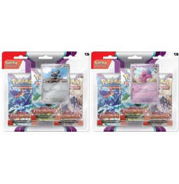 Pokemon - Pack 3 Boosters Ecarlate Et Violet  Evolution à Paldea - Modèle Aléatoire