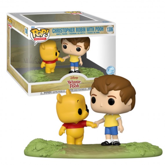 Figurine Disney - Winnie The Pooh & Christopher Exclu Pop Movie Moments 10cm