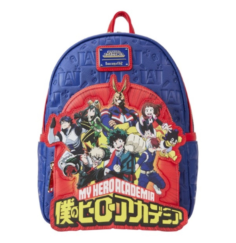Mini Sac A Dos My Hero Academia - Group Debossed Logo Mini Sac A Dos My Hero Academia - Group Debossed Logo