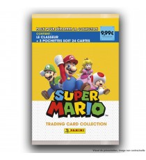 Cartes Panini Super Mario - Starter Pack 1 Classeur + 3 Pochettes Trading Cards