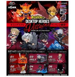 Figurine My Hero Academia - Desq Desktop Heroes Vs Villains Boite 6pcs