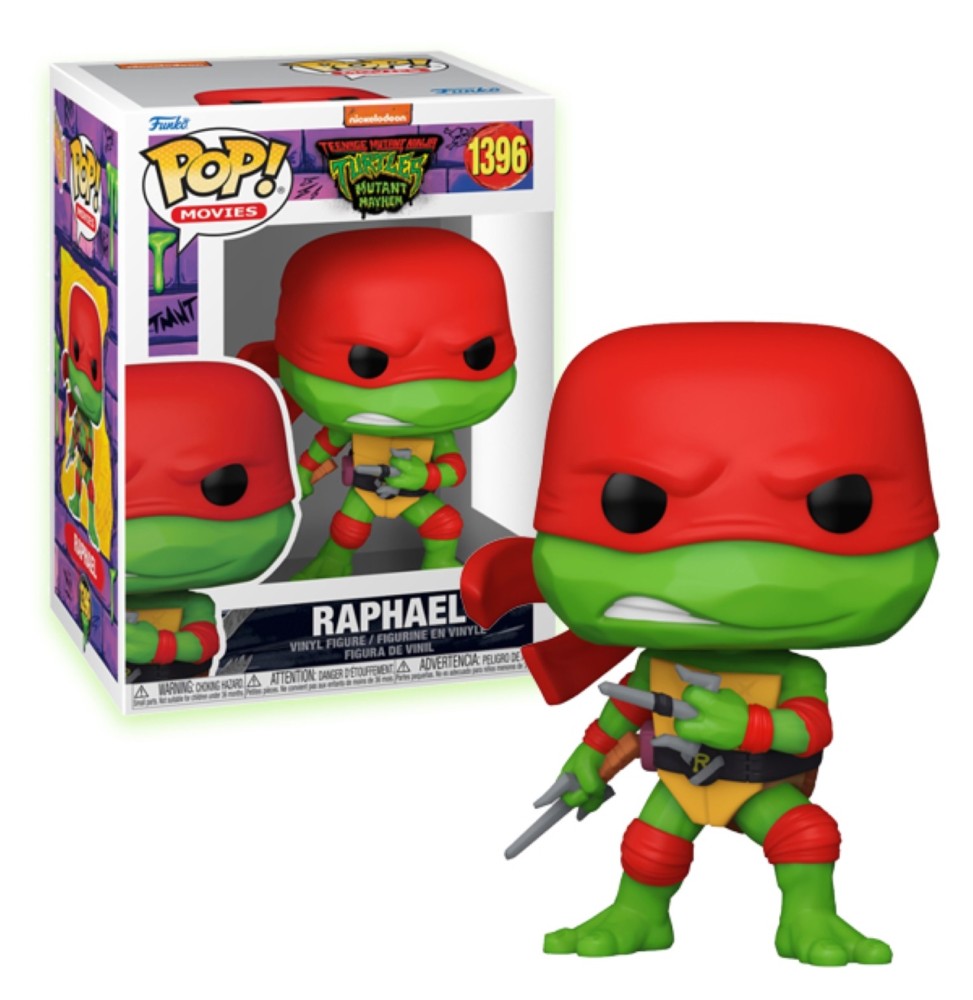 Figurine TMNT Tortues Ninja Mayhem - Raphael Pop 10cm