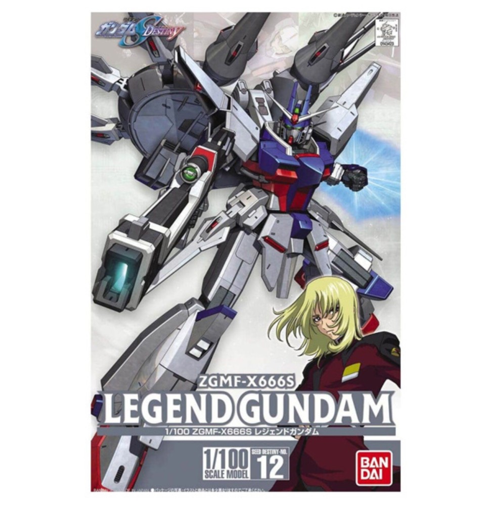 Maquette Gundam - 012 ZGMF - X666S Legend Gundam Gunpla NG 1/100 18cm