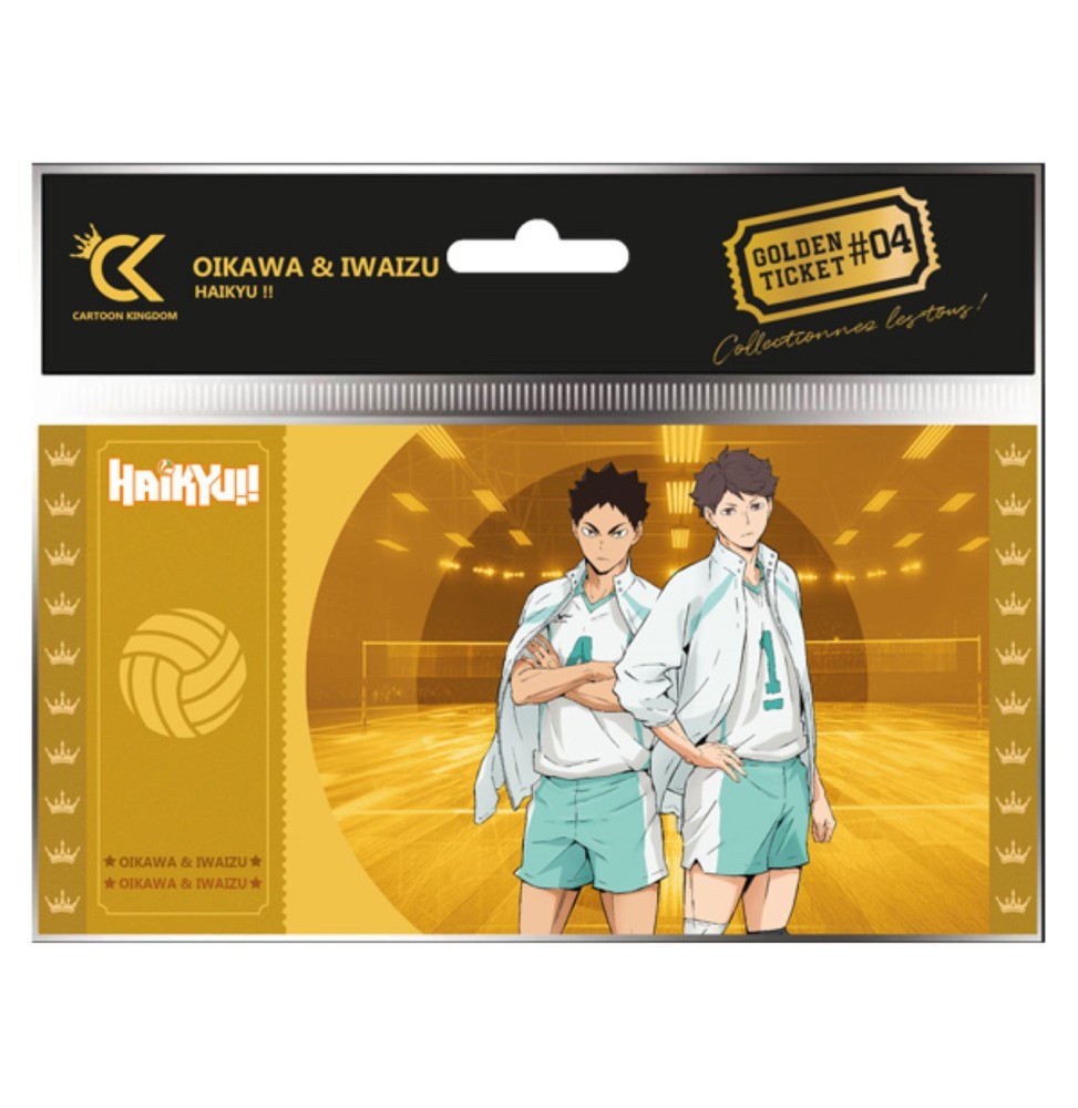 Golden Ticket Haikyu!! - Col01 Oikawa & Iwaizu