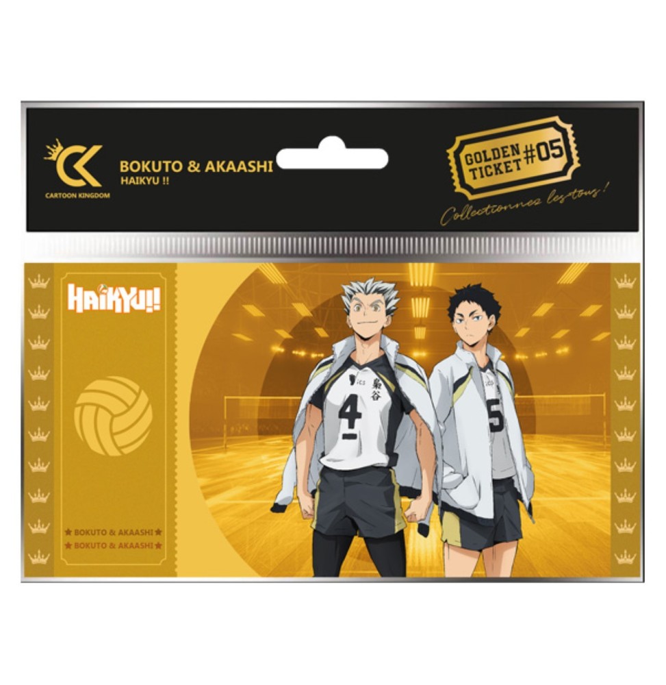 Golden Ticket Haikyu!! - Col01 Bokuto & Akaashi