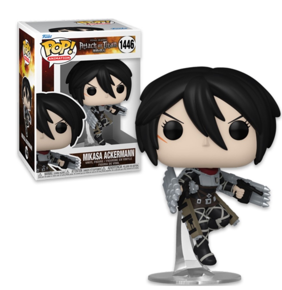 Figurine Attaque des Titans - Mikasa Ackerman Pop 10cm