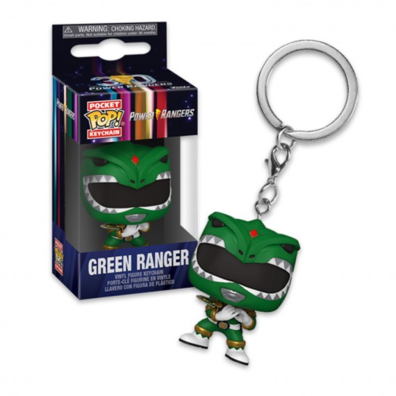 Figurine Power Rangers 30Th - Green Ranger Pocket Pop 4cm