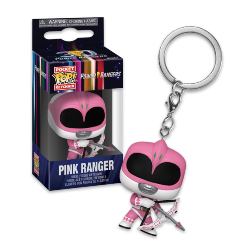 Figurine Power Rangers 30Th - Pink Ranger Pocket Pop 4cm