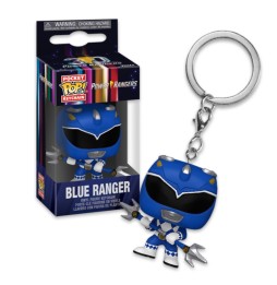 Figurine Power Rangers 30Th - Blue Ranger Pocket Pop 4cm