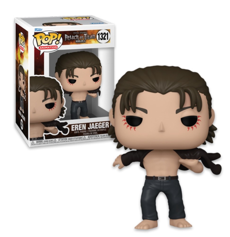 Figurine Attaque des Titans - Eren Jeager Pop 10cm