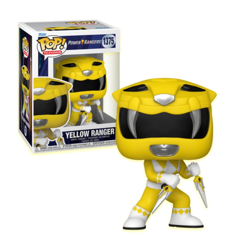 Figurine Power Rangers 30Th - Yellow Ranger Pop 10cm