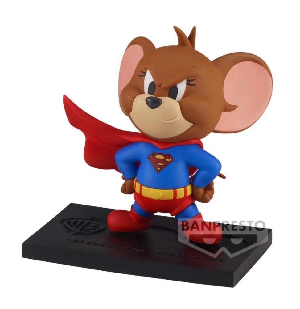 Figurine Tom And Jerry Warner Bross 100th Anniv - Jerry As Superman 8cm