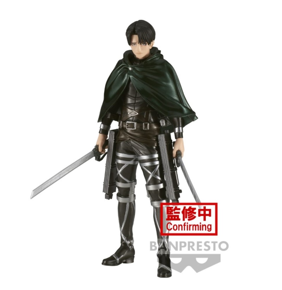 Figurine Attaque des Titans Final Season - Levi Special 10Th Anniversary 16cm