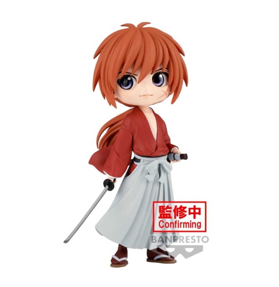 Figurine Rurouni Kenshin Le Vagabond - Kenshin Himura Vol 2 Q Posket 15cm