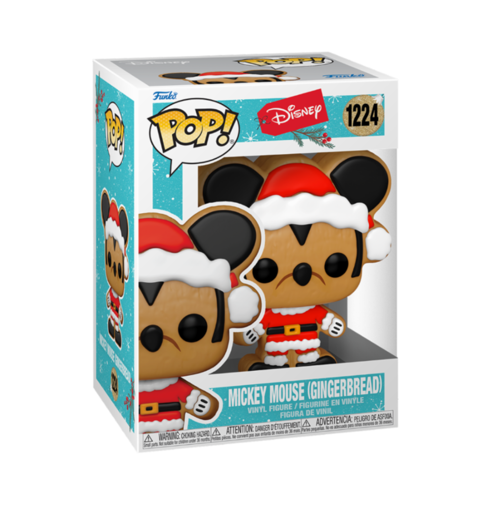 Figurine Disney - Holiday Santa Mickey Gingerbread Pop 10cm