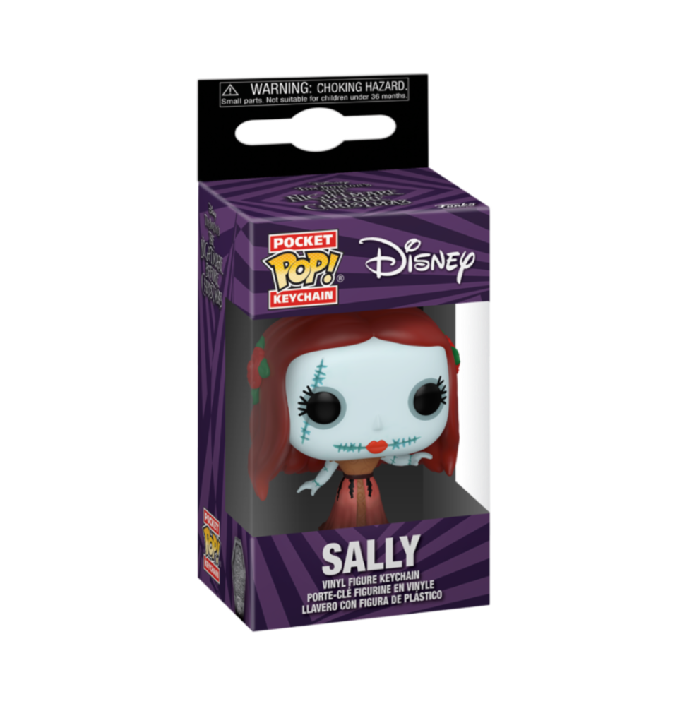 Figurine Disney - Nbx 30Th l' Etrange Noel de Mr Jack Formal Sally Pocket Pop 4cm