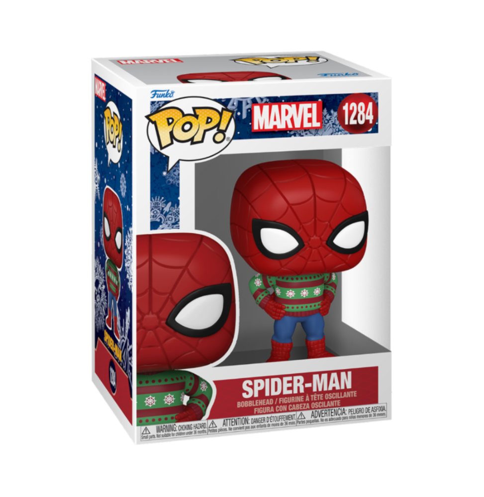 Figurine Marvel - Holiday Spider-Man Pop 10cm