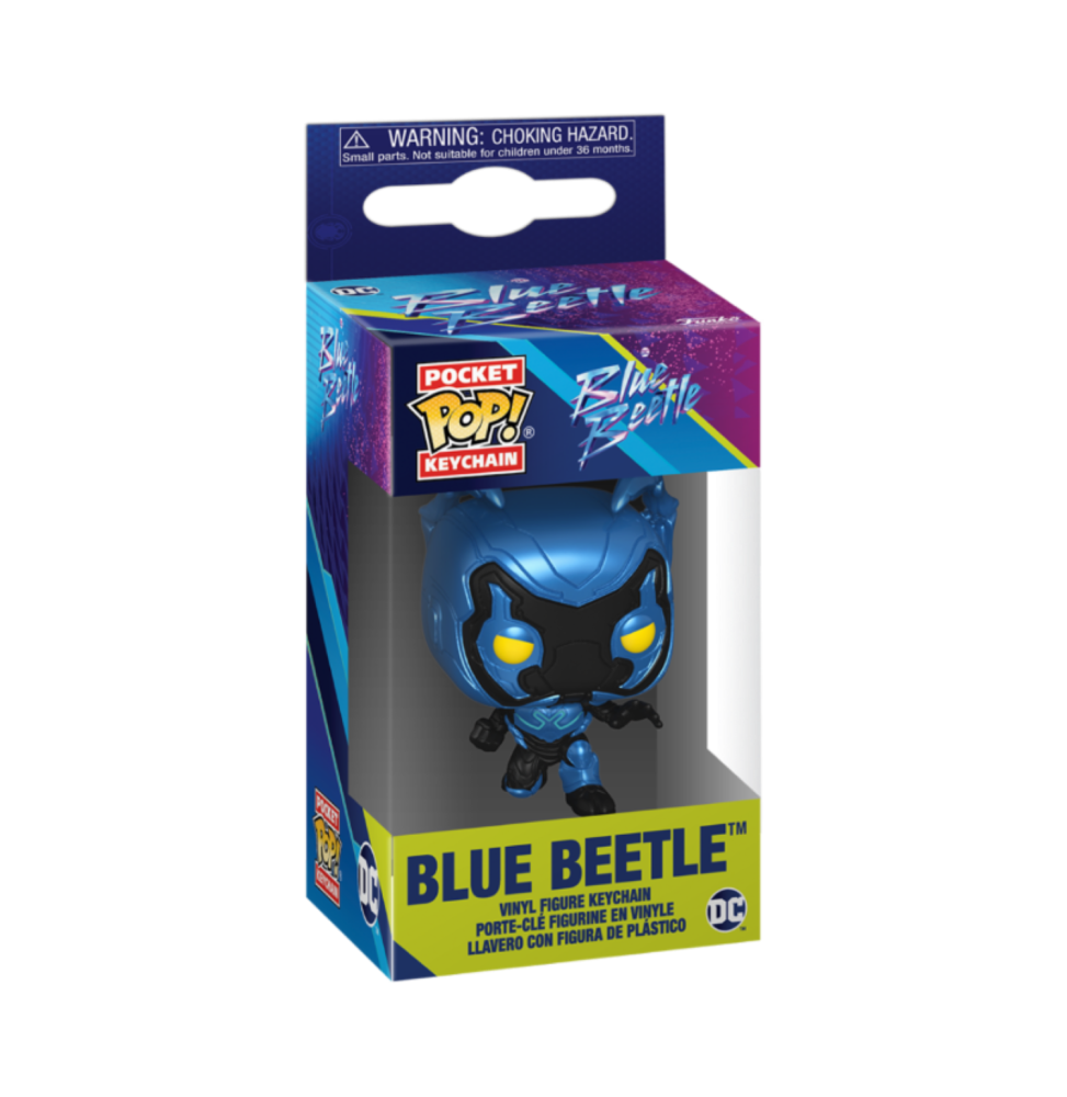 Figurine DC Comics - Blue Beetle Pocket Pop 4cm