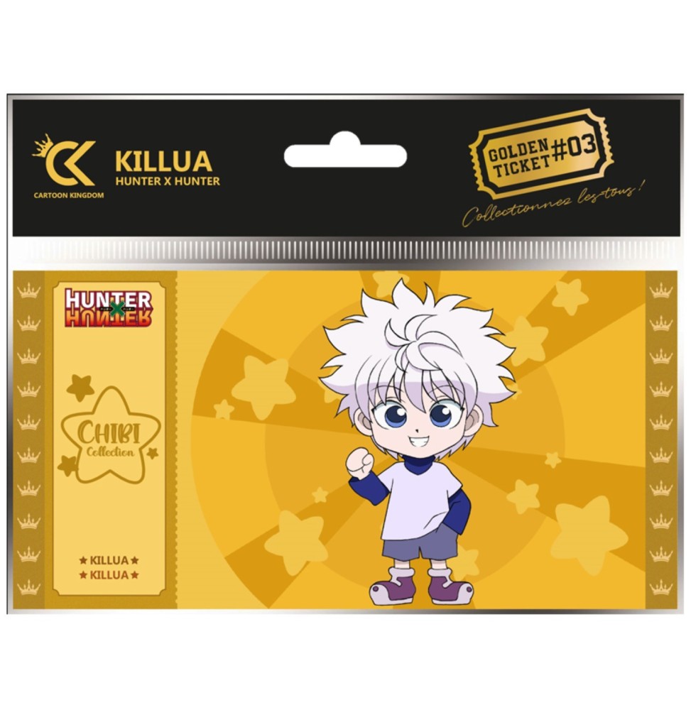 Golden Ticket Hunter X Hunter - Killua Chibi Collection