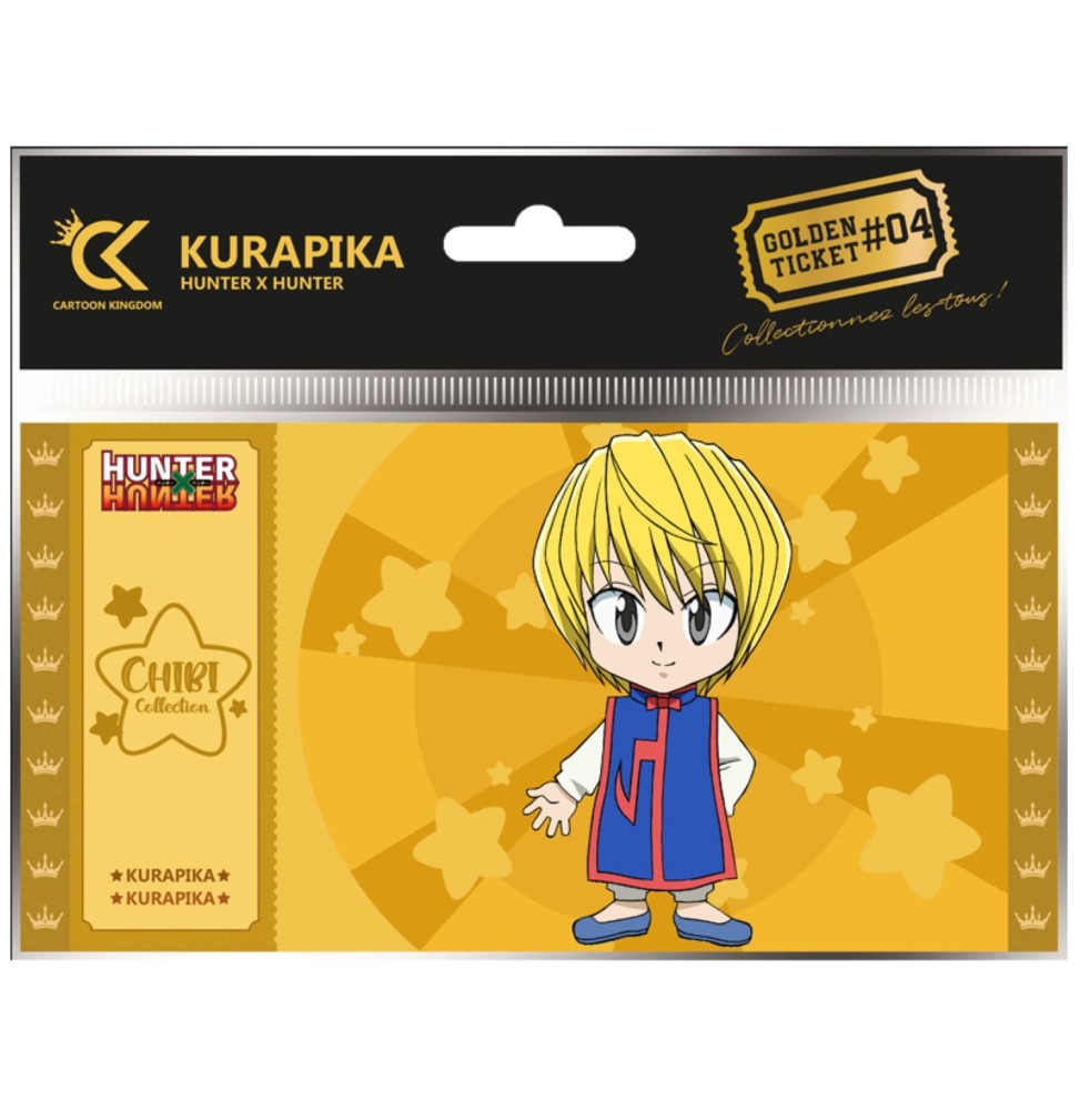 Golden Ticket Hunter X Hunter - Kurapika Chibi Collection