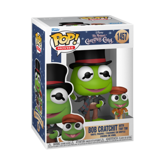 Figurine Disney - Muppet Christmas Carol Kermit & Tiny Tim Pop 10cm