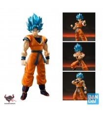 Boite Abimée - Figurine DBZ - Super Saiyan God Son Goku Blue SH Figuarts 14cm